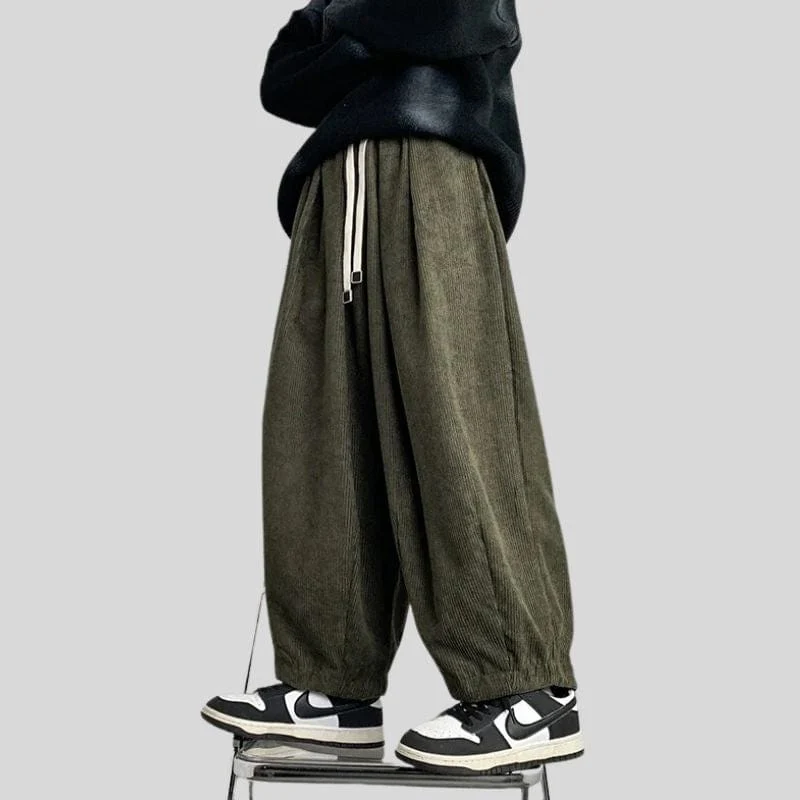 Pantalon Velour Vert Homme – Image 5