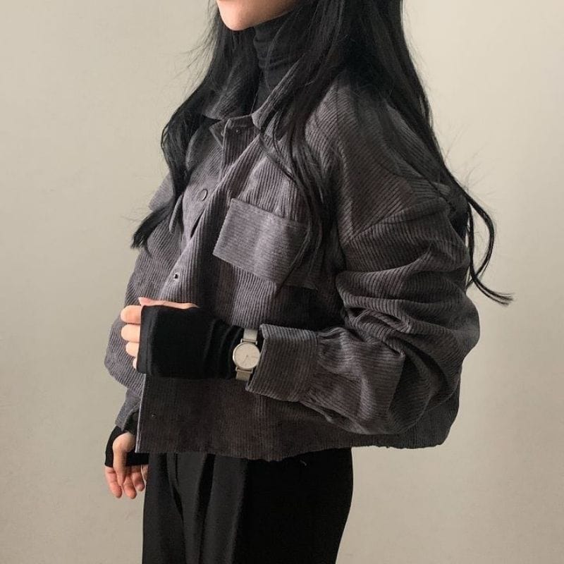 Veste Cotele Velour Femme – Image 8