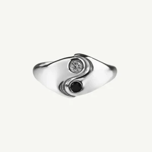 Bague Yin Yang Argent