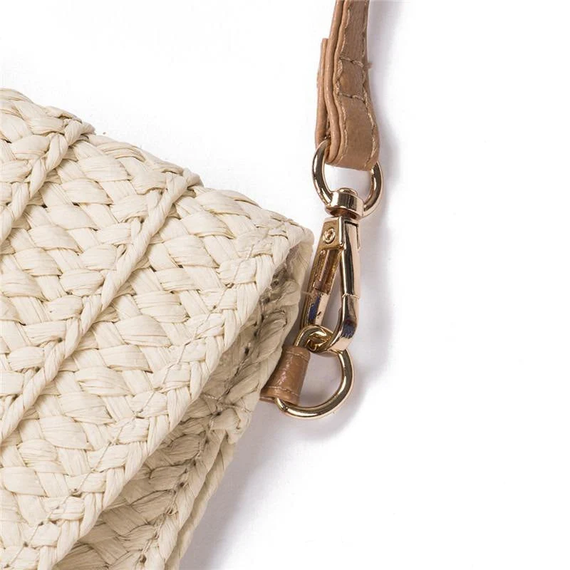 Sac Pochette Paille Bohème – Image 8